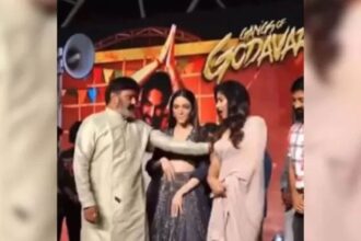 Celebs Brutally Trolled: Nandamuri Balakrishna pushed the actress in the middle of the event, fans got angry after watching the video and said- 'Shame on you'