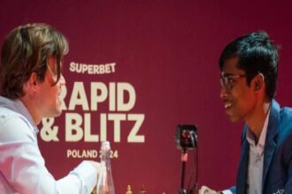 Chess tournament: Praggnananda finished fourth, Carlsen won the Superbet tournament