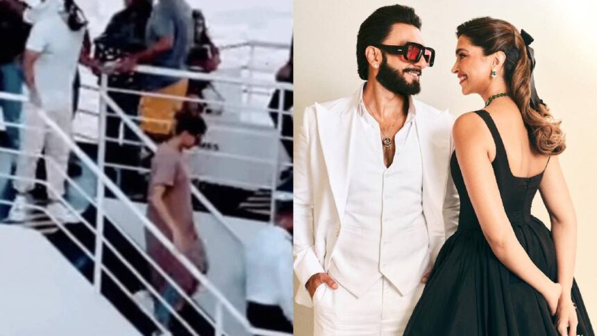 Deepika was seen with Ranveer in a loose fit T-shirt, baby bump was visible even without wanting - India TV Hindi