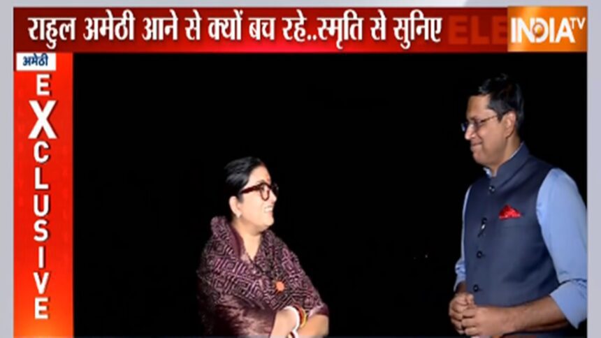 'Ego is the ornament of Gandhi family', Exclusive interview of Smriti Irani - India TV Hindi