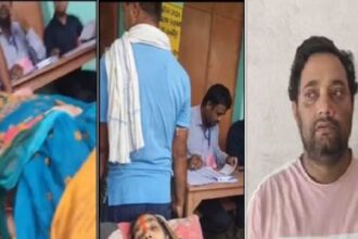 Example of civic duty: Woman struggling between life and death, family members reached the polling booth on a stretcher, her desire to vote was fulfilled.