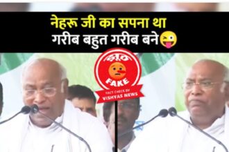 Fact Check: Viral video clip of Kharge on poverty-richness fake and altered