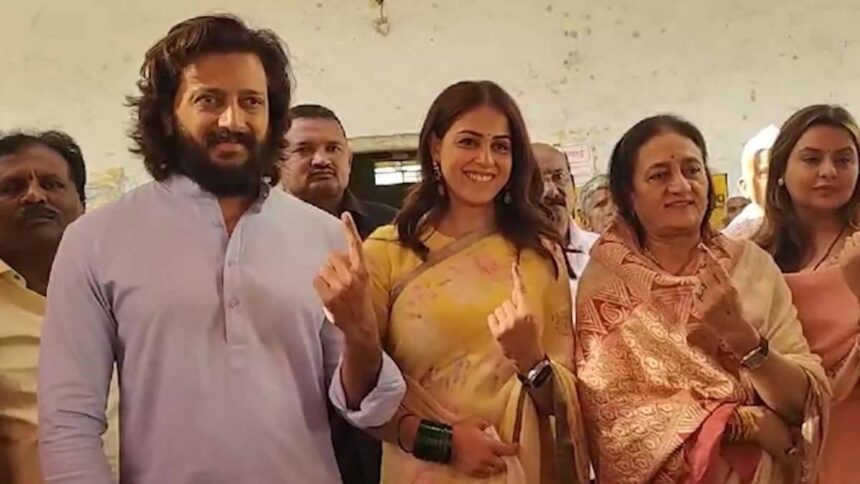 'If you want change...', Genelia instructed the public after casting her vote in Latur - India TV Hindi