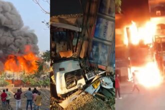 In 24 hours, a storm of accidents hit the country, 48 people died in Gujarat-UP, Delhi and Mumbai - India TV Hindi