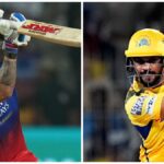 In the RCB vs CSK match, there is a fight between these two players, a race to overtake each other - India TV Hindi