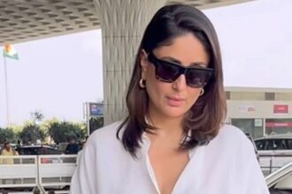Kareena Kapoor's airport look went viral, seen in white shirt, fans' eyes fixed on her bag worth lakhs