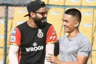 My brother, proud of you, Kohli wrote a heart touching message to his friend Chhetri