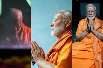 Photos of PM Modi in meditation pose surfaced, know for how many hours he will not eat food - India TV Hindi