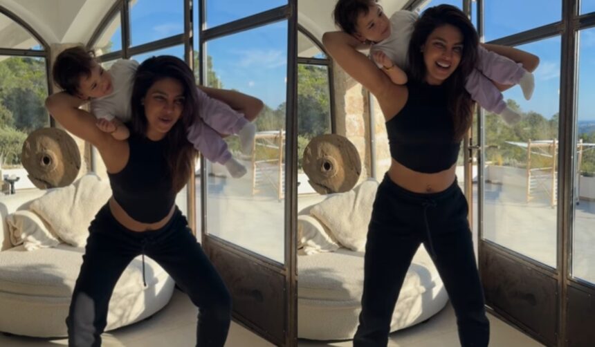 Priyanka Chopra exercises with daughter Malti, fans go crazy over her cuteness - India TV Hindi