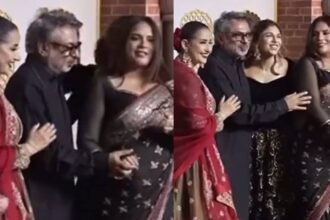 Sanjay Leela Bhansali pushed Richa Chadha away, called her niece and posed, you will be stunned to see this VIRAL VIDEO