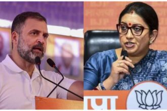 Smriti Irani took a class on Rahul Gandhi, asked - is he a candidate for the post of PM - India TV Hindi
