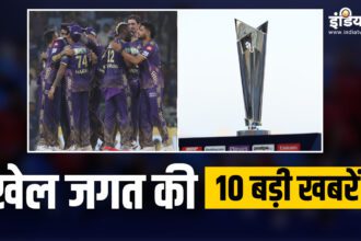 Sports Top 10: KKR on top in the points table of IPL 2024, terrorist threat on T20 World Cup, see 10 big sports news - India TV Hindi