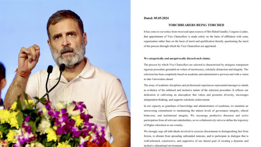 VCs of 192 universities wrote a letter against Rahul Gandhi - India TV Hindi