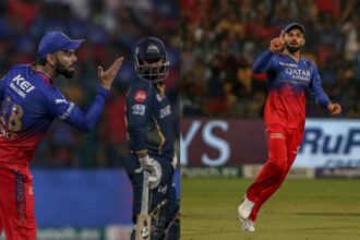 VIDEO: Kohli showed leopard-like agility on the field, gave a flying kiss gesture to Shahrukh Khan after running him out - India TV Hindi