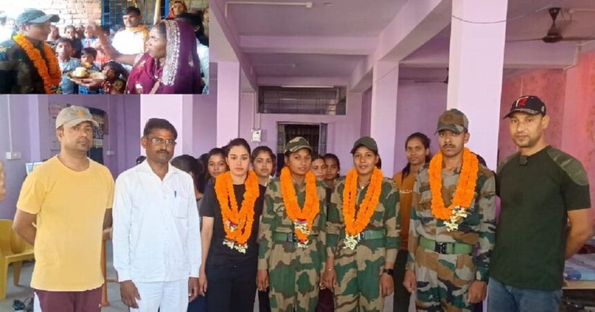 When the daughters born in Naxal area returned to the village, the villagers got excited, Aarti was performed with grand welcome, know why