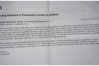 Before the NEET exam, a professor had warned of fraud, but NTA did not respond - India TV Hindi