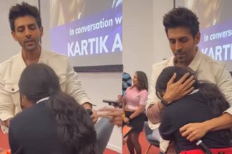 Kartik Aaryan met his fan girl in London, she started crying as soon as she saw him, VIDEO VIRAL - India TV Hindi