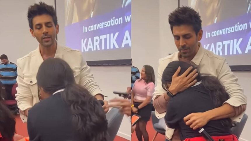 Kartik Aaryan met his fan girl in London, she started crying as soon as she saw him, VIDEO VIRAL - India TV Hindi
