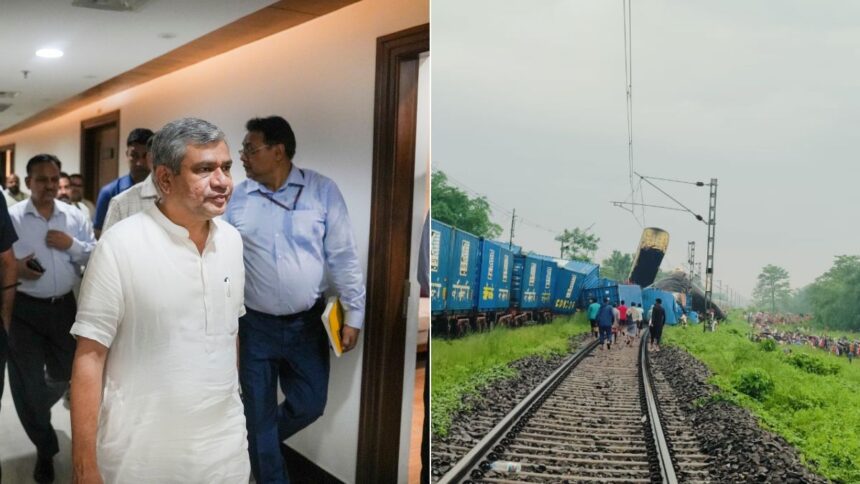 Railway Minister Ashwini Vaishnav's reaction on West Bengal train accident, know what he said - India TV Hindi