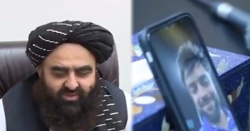 Rashid Khan got a surprise video call on Afghanistan's historic success