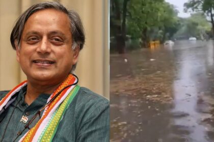 Shashi Tharoor's residence ruined due to waterlogging in Delhi, he said- without a boat I... - India TV Hindi