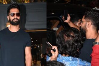 Video: Vicky Kaushal shines in his new look, fans surrounded him when he was spotted outside the salon and took a lot of selfies with the actor