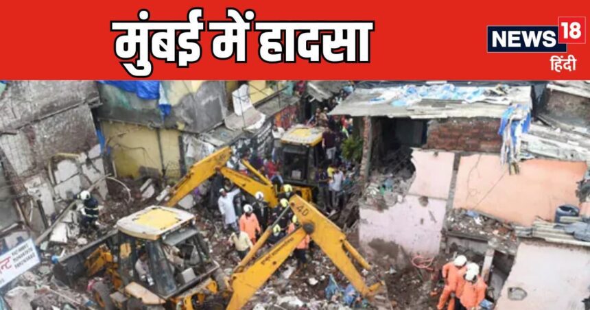 Wall of a 3-storey building collapsed in Mumbai, two women died