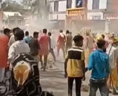Chhattisgarh: During Dussehra tableau, a car filled with narcotics crushed 20 people