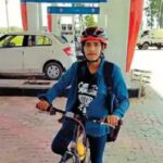 When granddaughter reached home after cycling 200 km to see sick grandmother