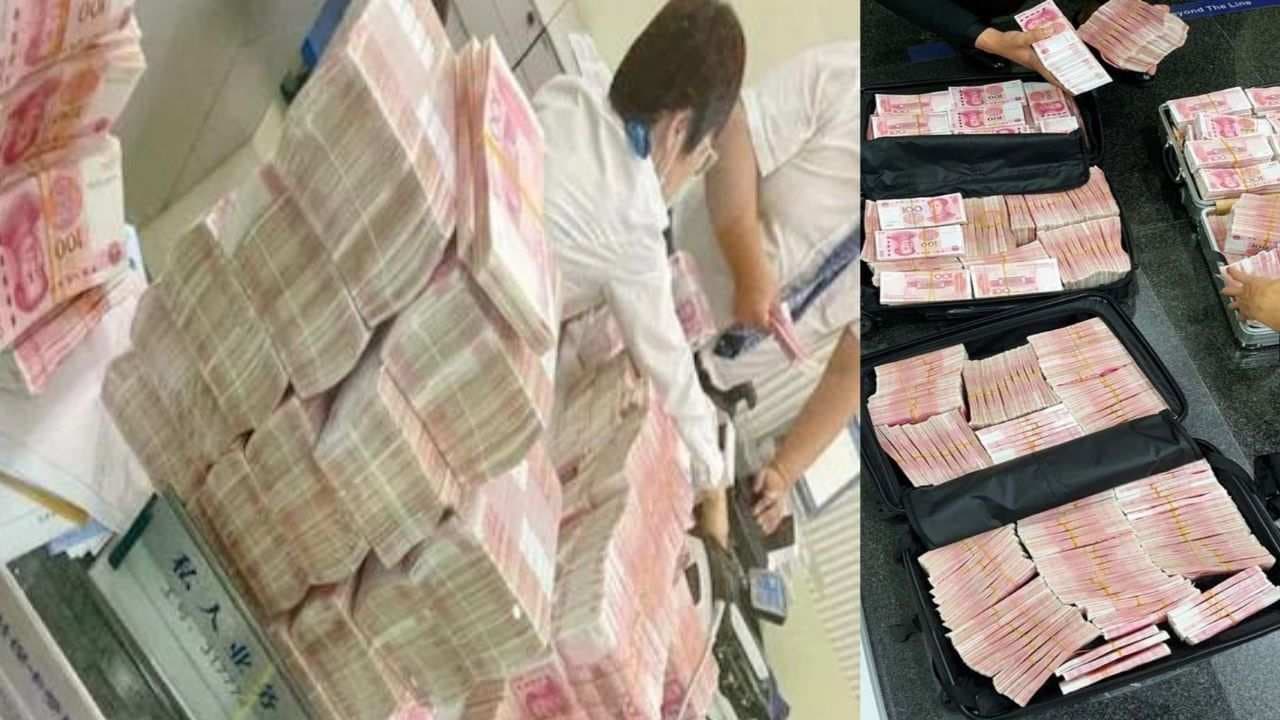 When the bank employee asked to wear a mask, the customer took revenge in this way, taking out 5 crores from the account and counting each note