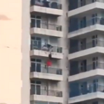 After an argument with her husband, the wife jumped from a high building, then this happened...!