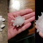 Corona-sized hail fell in this country, people are curious