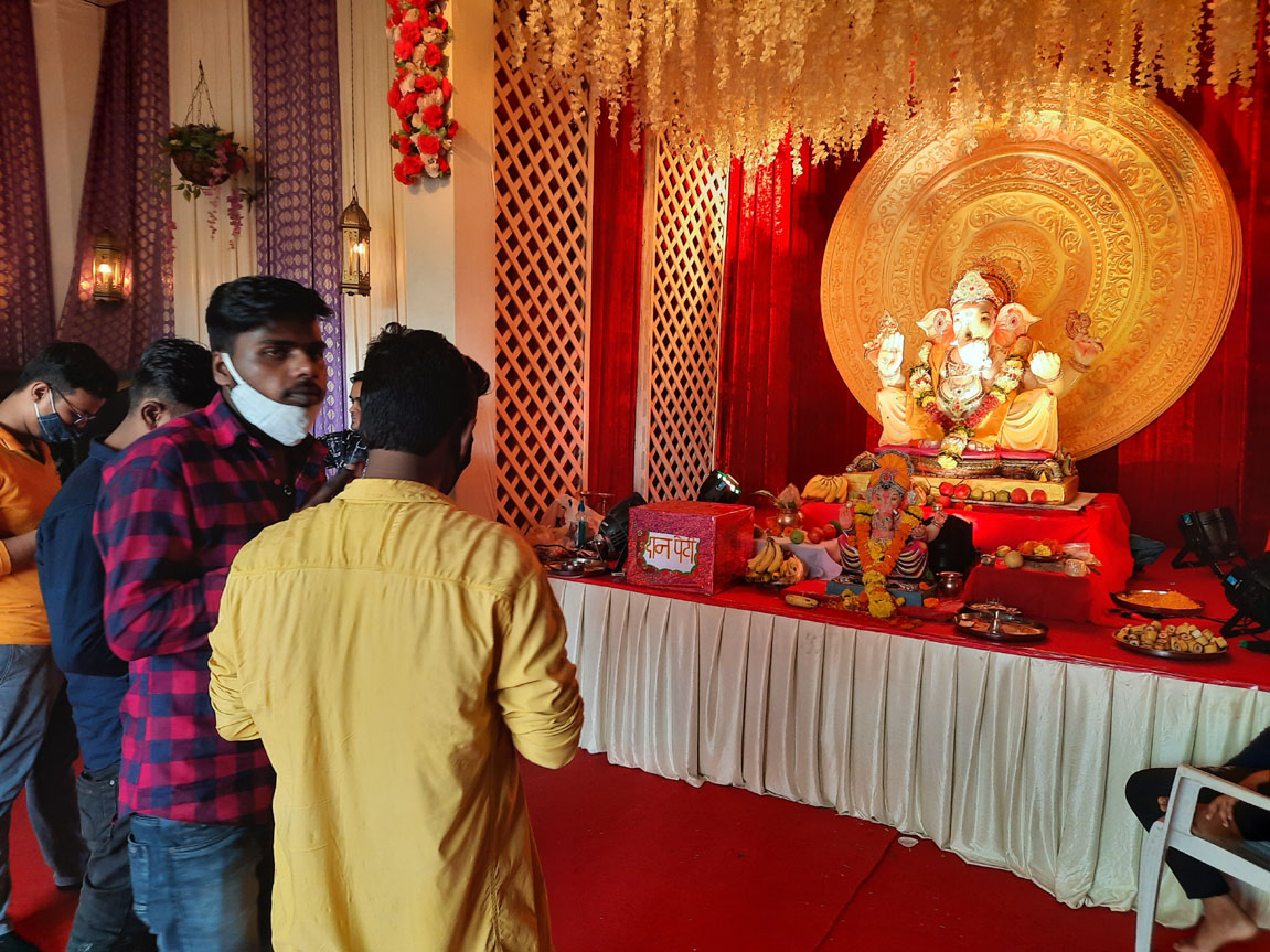 Farewell to Bappa with moist eyes