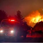 Fire in Turkey's forests, 1 killed and 10 injured