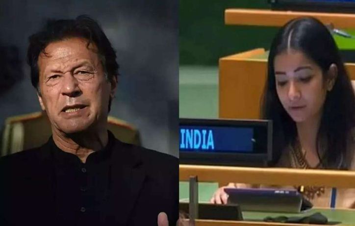 In UN meeting, India's Sneha Dubey showed Pakistan its real face, Imran Khan's speech stopped
