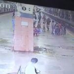 Know why the father slammed his little son on the railway platform, CCTV footage surfaced