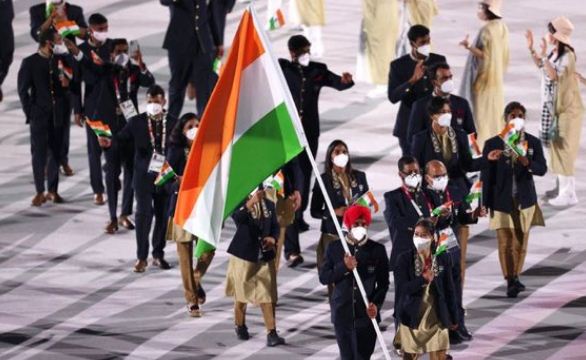 Olympics: Manpreet and Mary Kom lead the Indian contingent in the opening ceremony of Tokyo Olympics