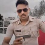 Police constable had to do policegiri by becoming Singham, suspended as soon as the video went viral