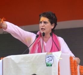 Priyanka Gandhi started election campaign with 'Jai Mata Di' slogan