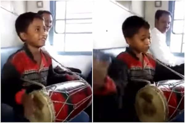 Social media: Video of a child singing 'Abhi toh party shru hui hai' playing drums surfaced