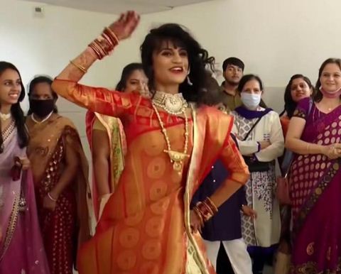 'Take your brother-in-law's wedding procession';  Awesome dance video of sister-in-law in brother-in-law's wedding went viral on social media