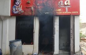 Two including a woman died in a fire at Delhi's Dwarka Hotel