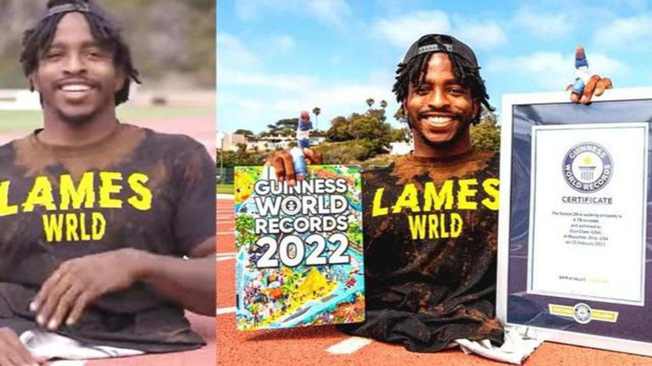 Viral Video: This young man ran the fastest without legs, made a world record