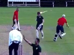 When the batsman sent back after calling back at half the crease, gave a bet to fellow batsman