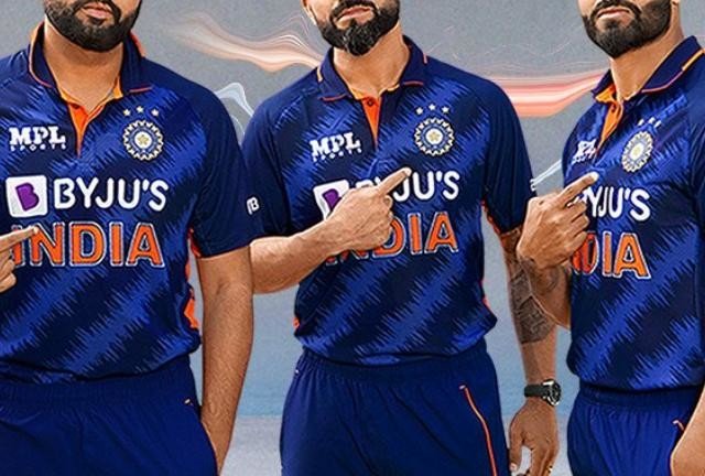Why are the waves made in Team India's new jersey?