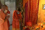 Uttar Pradesh: Chief Minister Yogi Adityanath visited Ramlala