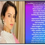 Once again Kangana gave a controversial statement, know what it said about Mahatma Gandhi