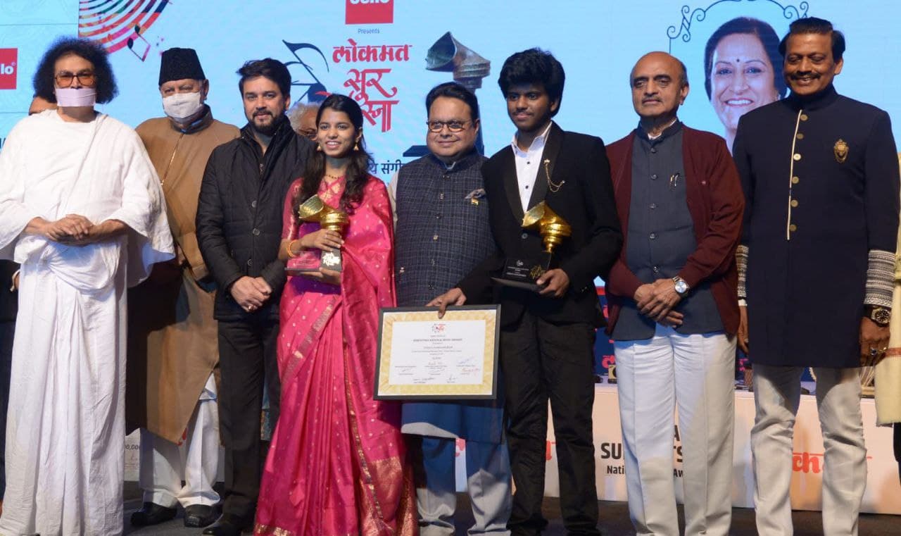 Eighth Sur Jyotsna National Music Award ceremony concluded under the aegis of Lokmat News Group
