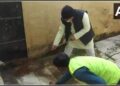 Madhya Pradesh: Energy Minister Pradyuman Singh Tomar cleans government school toilets on the complaint of girl students