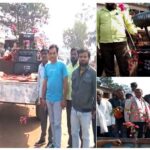 When the villagers took out the 'last journey' of the transformer, kept it in the trolley of the tractor and reached the office of the electricity department